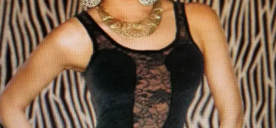 Elegant Black Sheer Lace Hollow Out Mini Dress