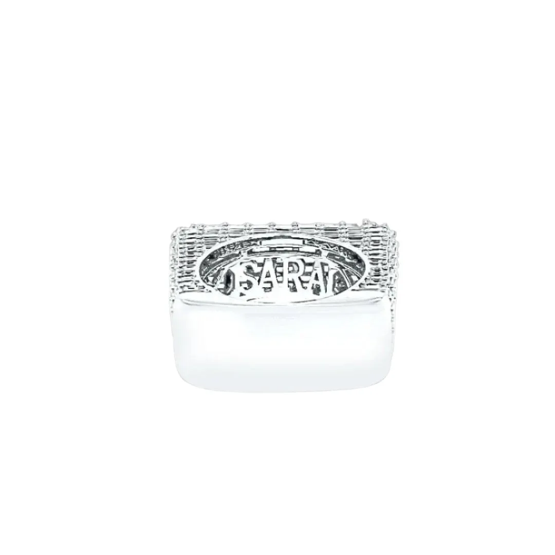 Elegant Brilliance Cubic Zirconia Ring in Sterling Silver - C1055819