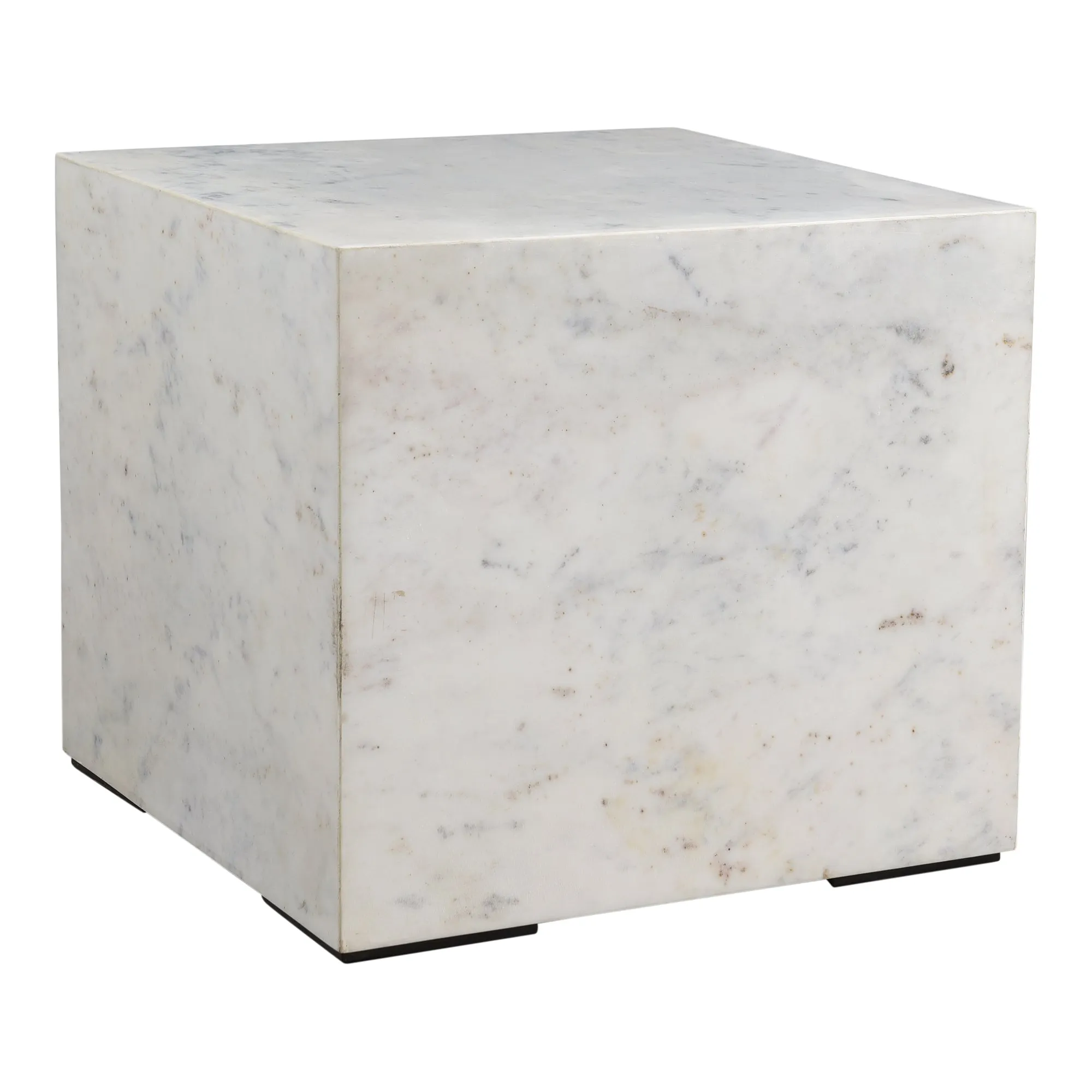 Elegant Contemporary Marble Side Table