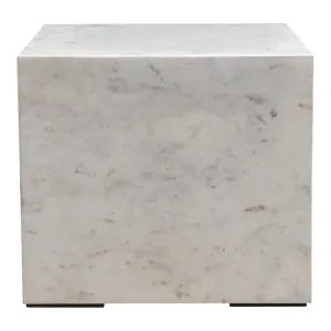 Elegant Contemporary Marble Side Table