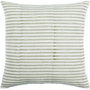 Elegant Linen and Cotton Accent Pillow