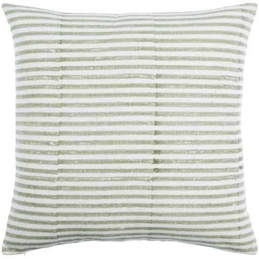 Elegant Linen and Cotton Accent Pillow