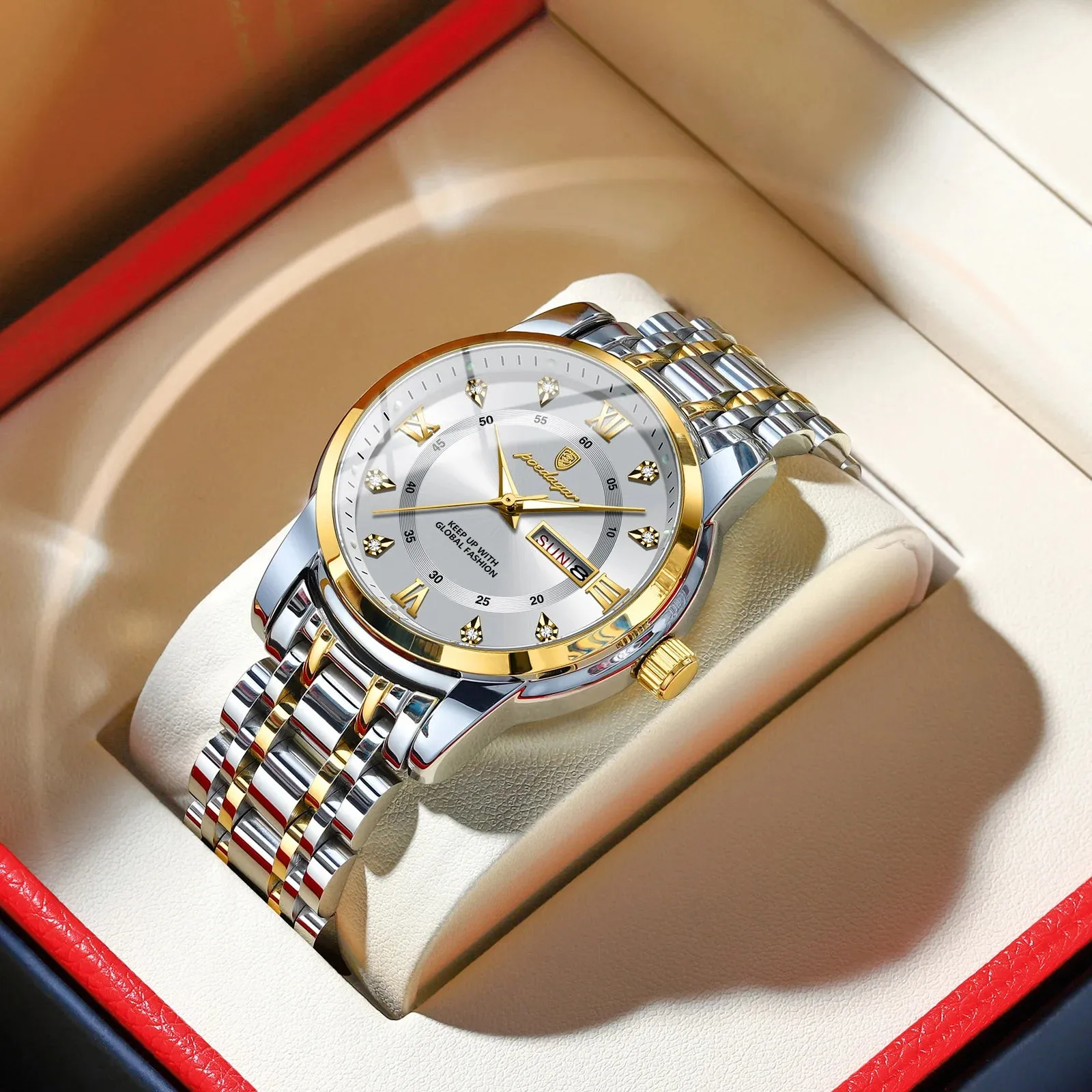 Elegant Waterproof Stainless Steel Men's Watch