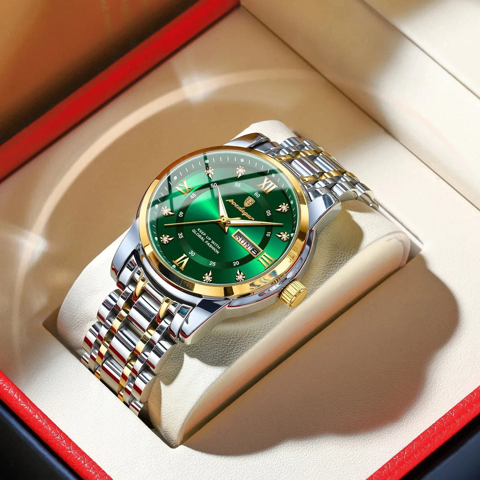 Elegant Waterproof Stainless Steel Men's Watch