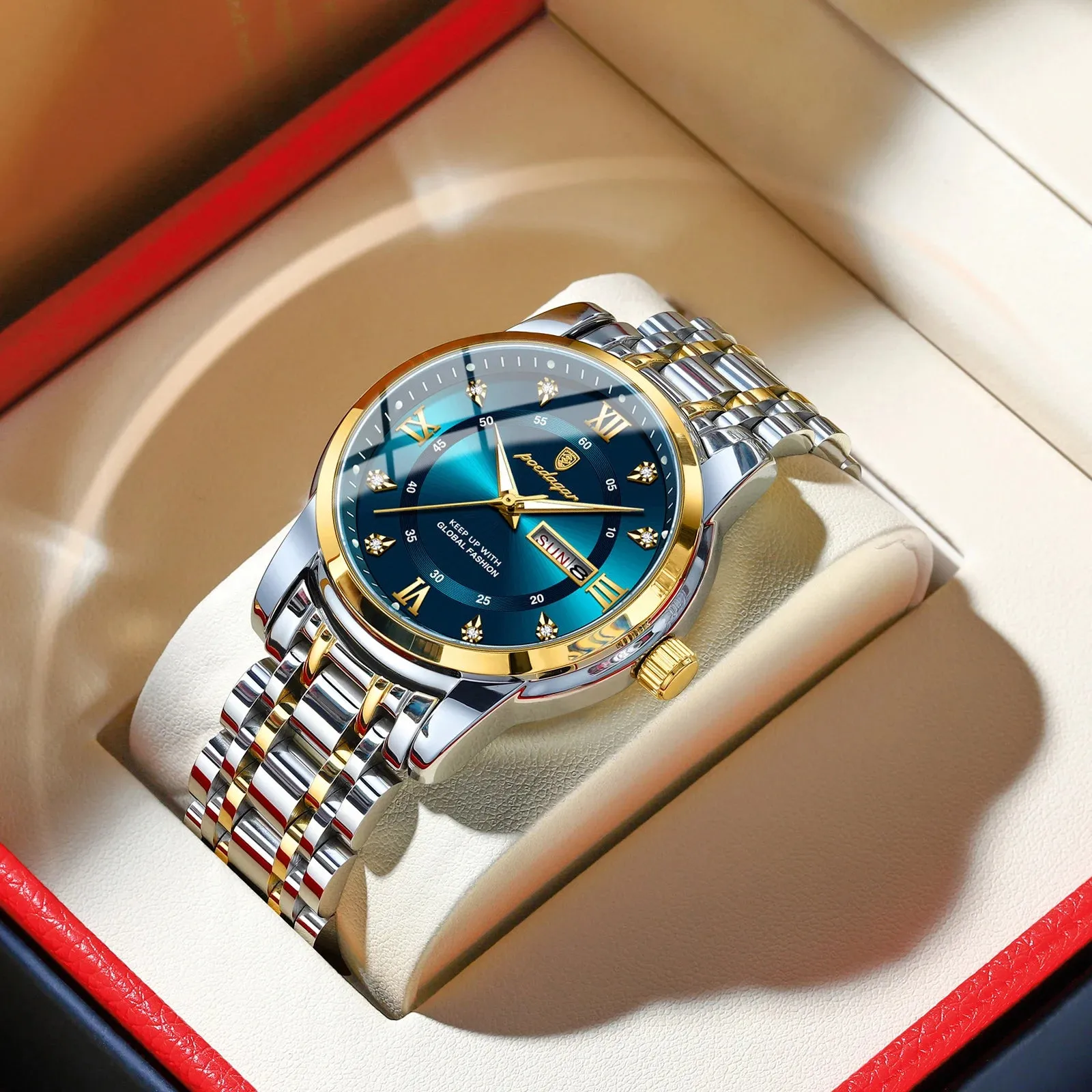 Elegant Waterproof Stainless Steel Men's Watch