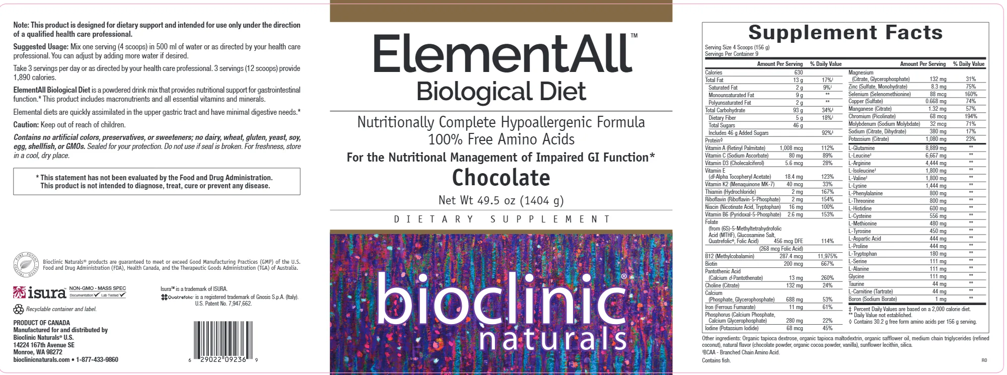 ElementAll Diet Chocolate
