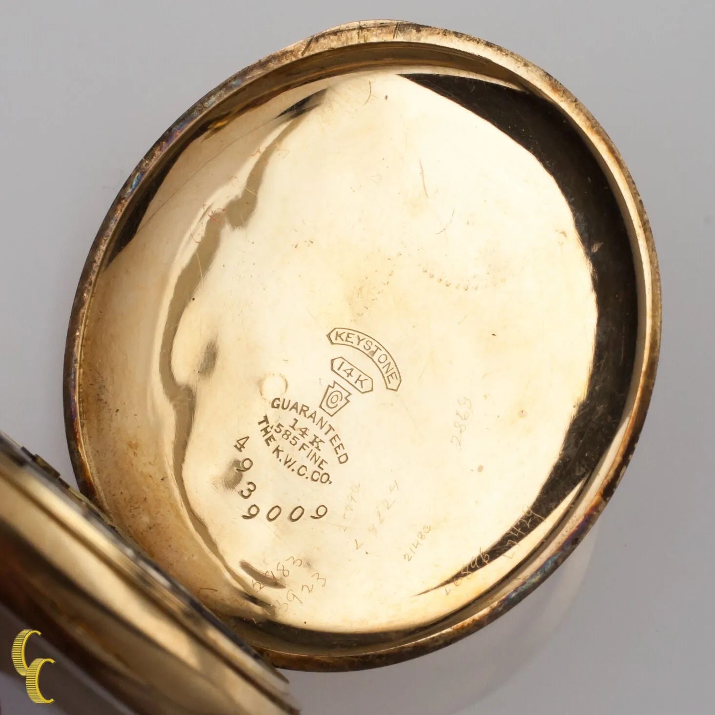 Elgin Open Face 14k Yellow Gold Pocket Watch 15 Jewel Size 12 Grade 315