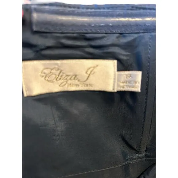 Eliza J. Strapless Navy Cocktail Dress - Size 14