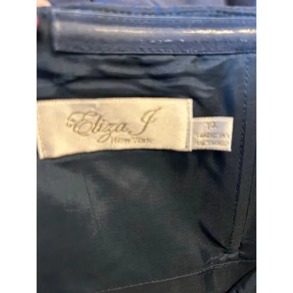 Eliza J. Strapless Navy Cocktail Dress - Size 14