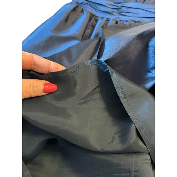 Eliza J. Strapless Navy Cocktail Dress - Size 14