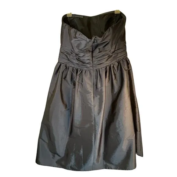 Eliza J. Strapless Navy Cocktail Dress - Size 14