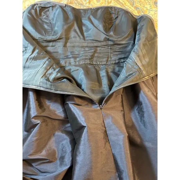 Eliza J. Strapless Navy Cocktail Dress - Size 14