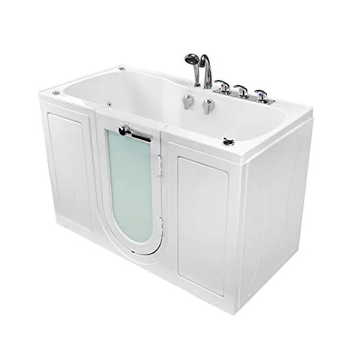 Ella's O2SA3060FH Tub4Two Acrylic Whirlpool Massage Door Walk-in Bathtub, 31" x 60", White