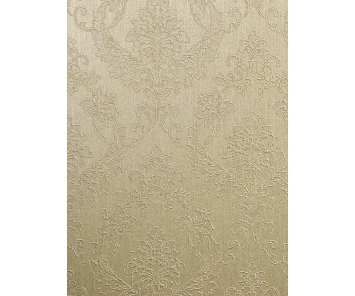 Embossed Floral Damask Brown 266750 Wallpaper