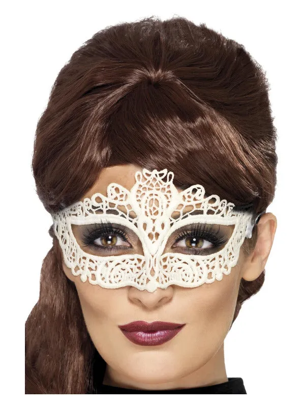 Embroidered Lace Filigree Eyemask