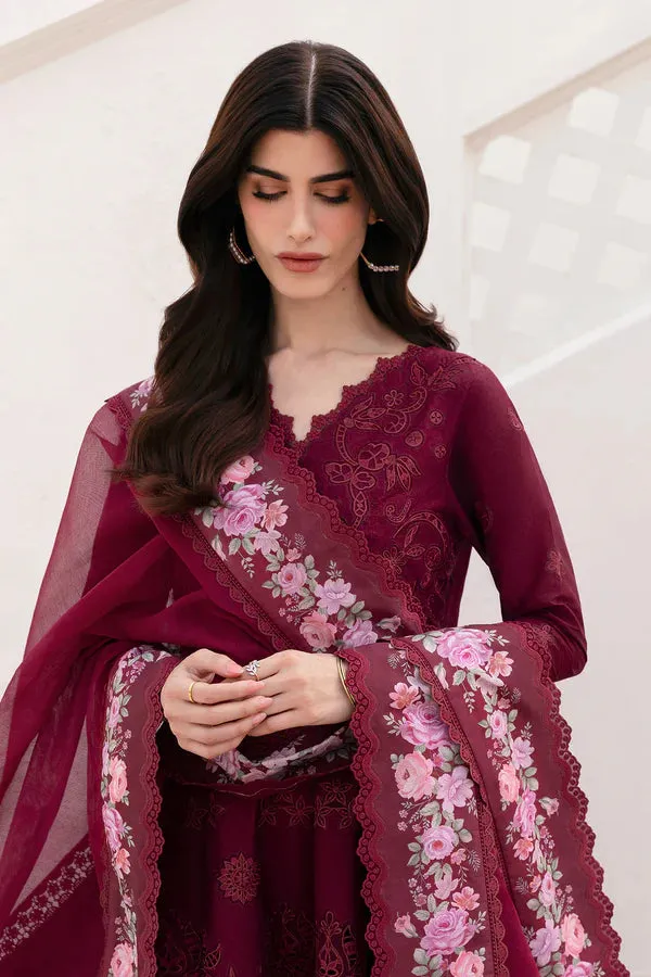 EMBROIDERED LAWN EL-D05