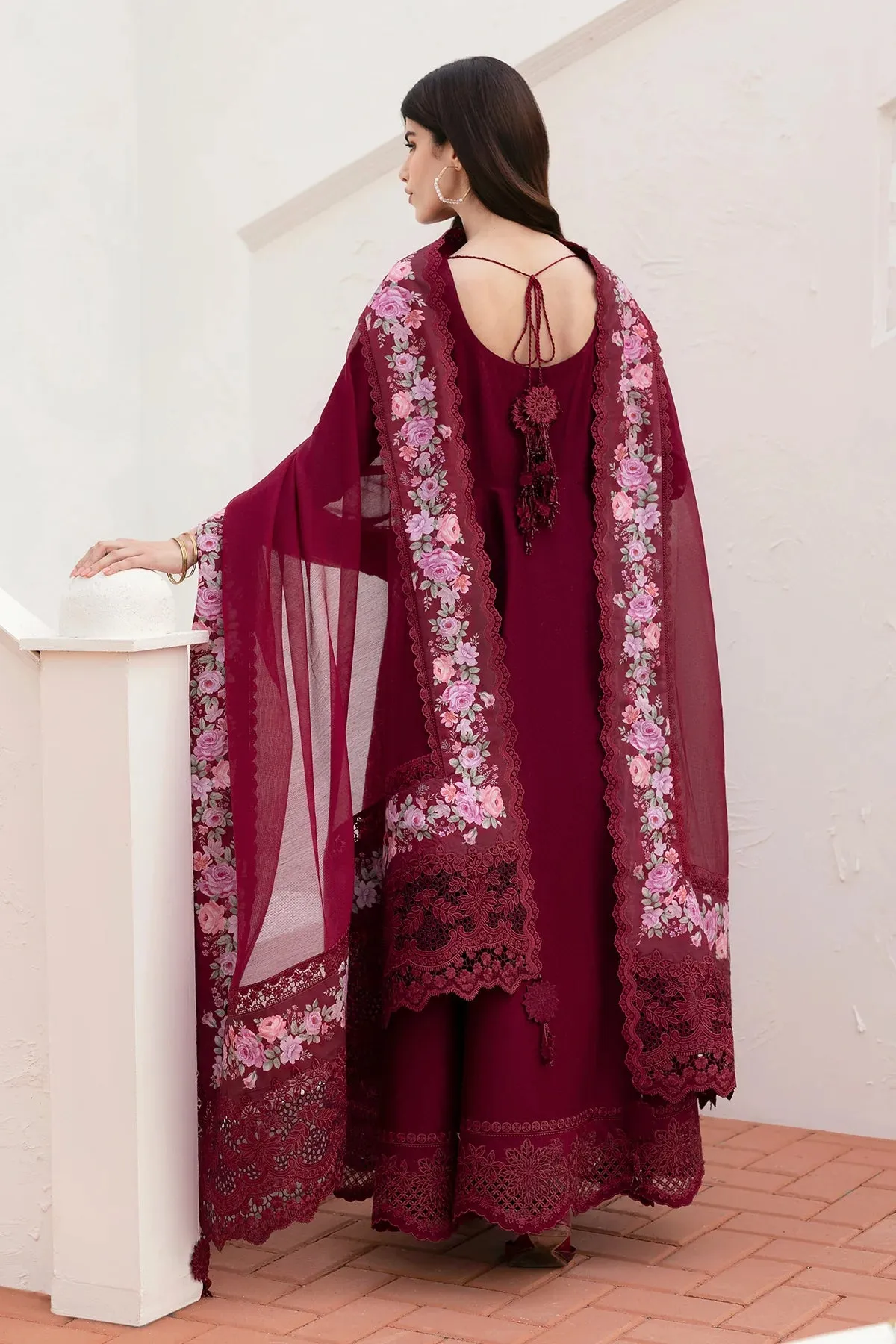 EMBROIDERED LAWN EL-D05
