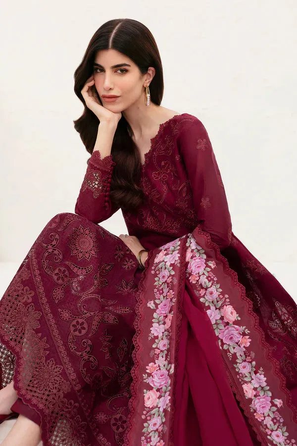 EMBROIDERED LAWN EL-D05