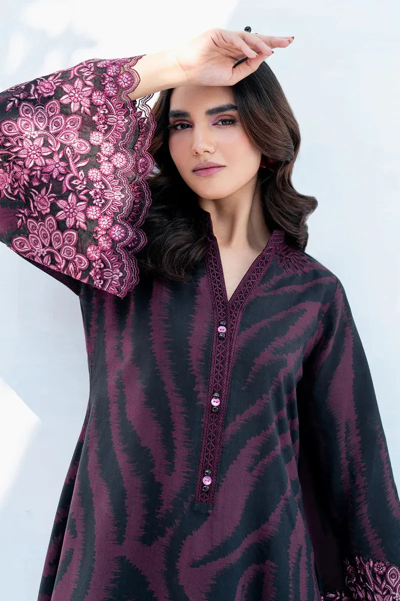 EMBROIDERED VISCOSE SILK