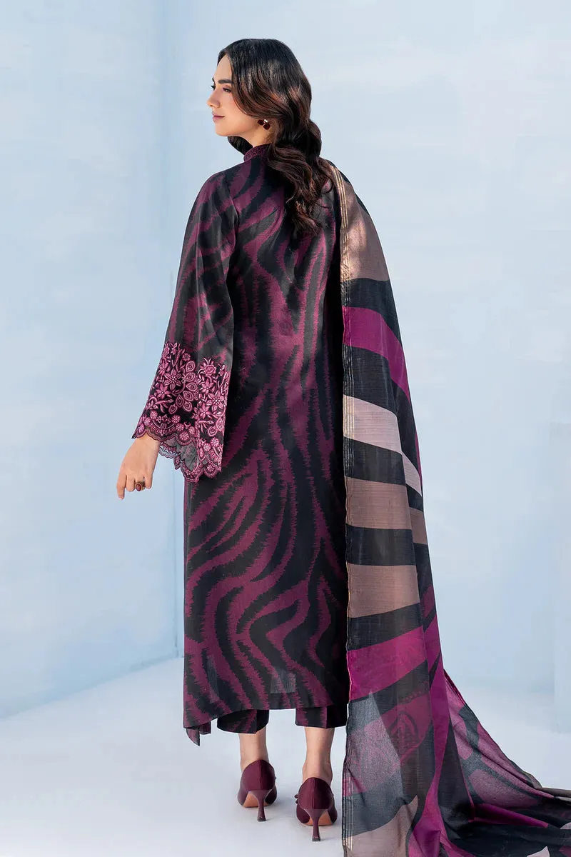 EMBROIDERED VISCOSE SILK