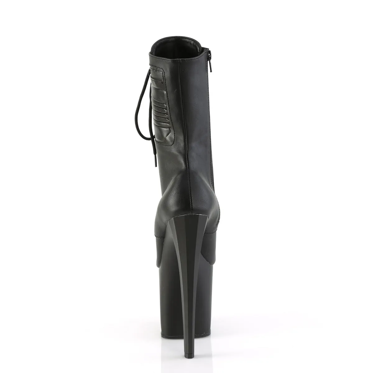 ENCHANT-1040PK  Black Faux Le/Black Matte