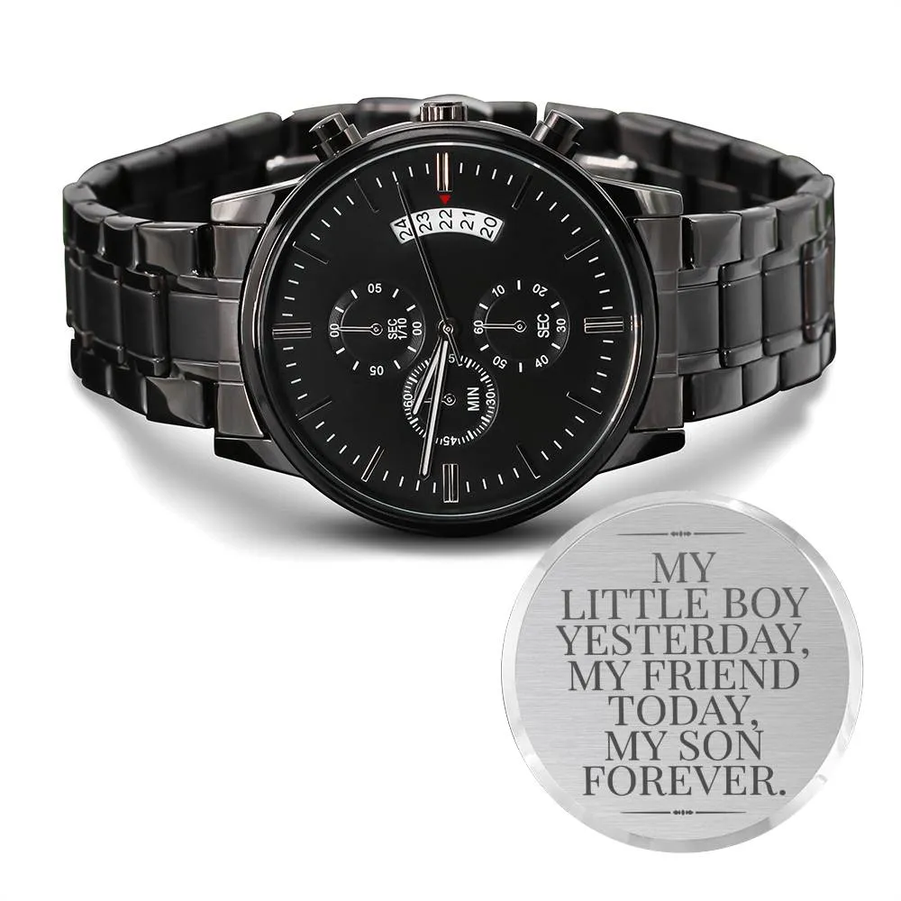 Engraved Watch For Son Gift- Always My Little Boy