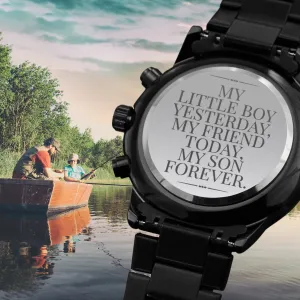 Engraved Watch For Son Gift- Always My Little Boy