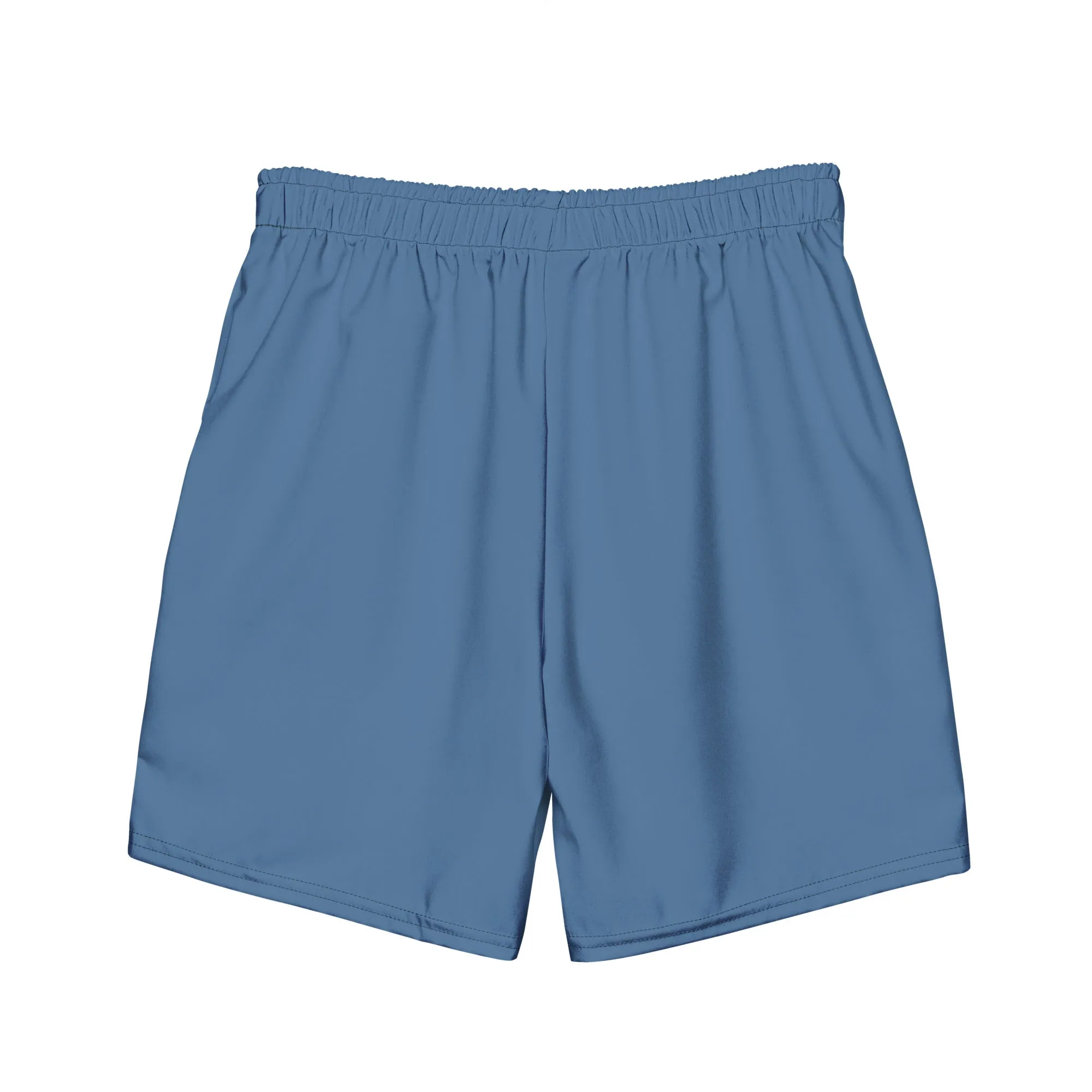 Enjoy Life. - Men's "HYBRID" Swim/Gym Hybrid Shorts (OCEAN BLUE CORAL)