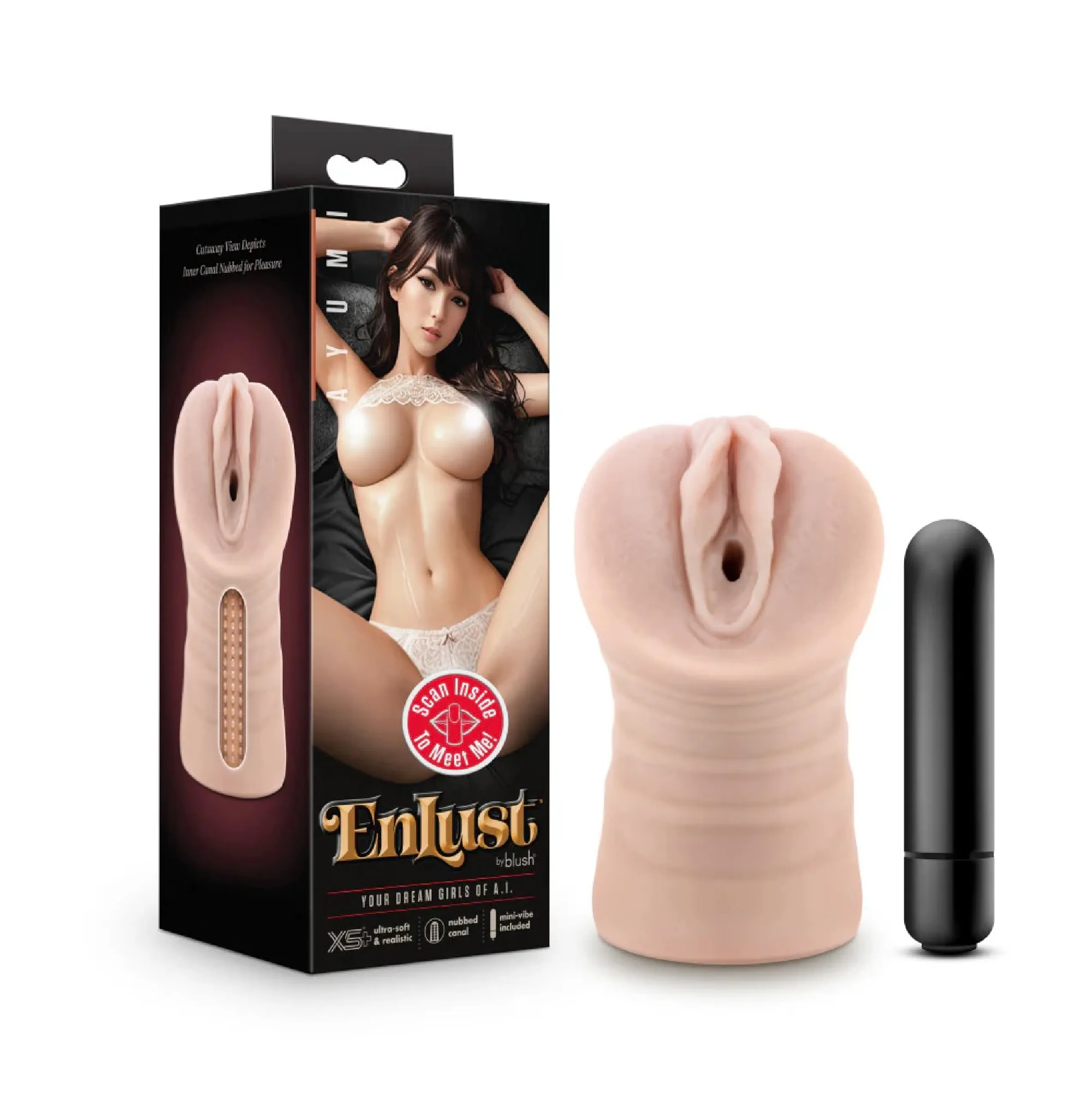 EnLust - Ayumi - Vibrating Stroker - Beige