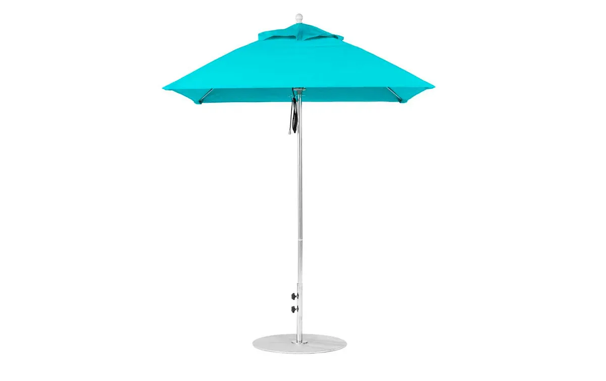 ESSENTIAL FIBERGLASS UMBRELLA - 6.5' SQUARE PULLEY
