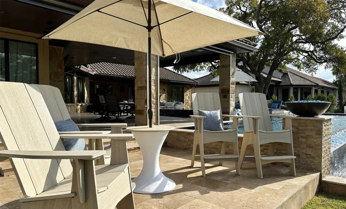 ESSENTIAL FIBERGLASS UMBRELLA - 6.5' SQUARE PULLEY