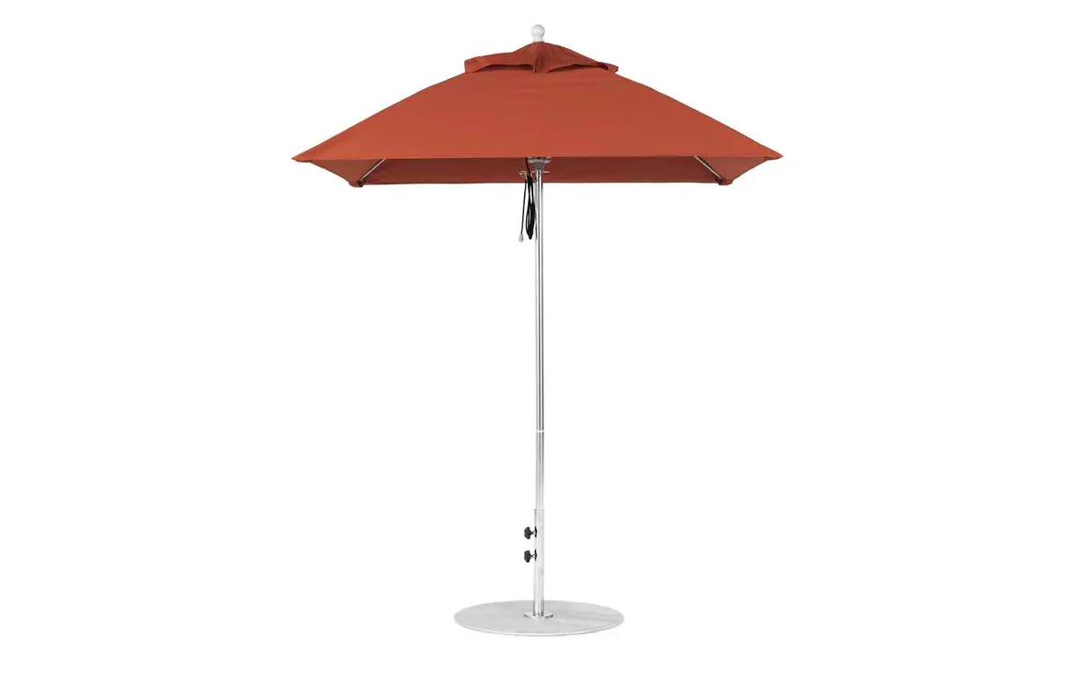 ESSENTIAL FIBERGLASS UMBRELLA - 6.5' SQUARE PULLEY