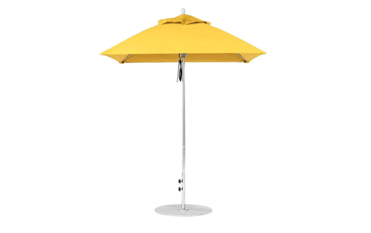 ESSENTIAL FIBERGLASS UMBRELLA - 6.5' SQUARE PULLEY