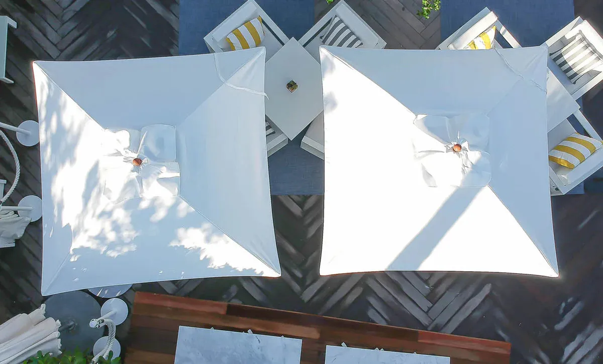 ESSENTIAL FIBERGLASS UMBRELLA - 6.5' SQUARE PULLEY