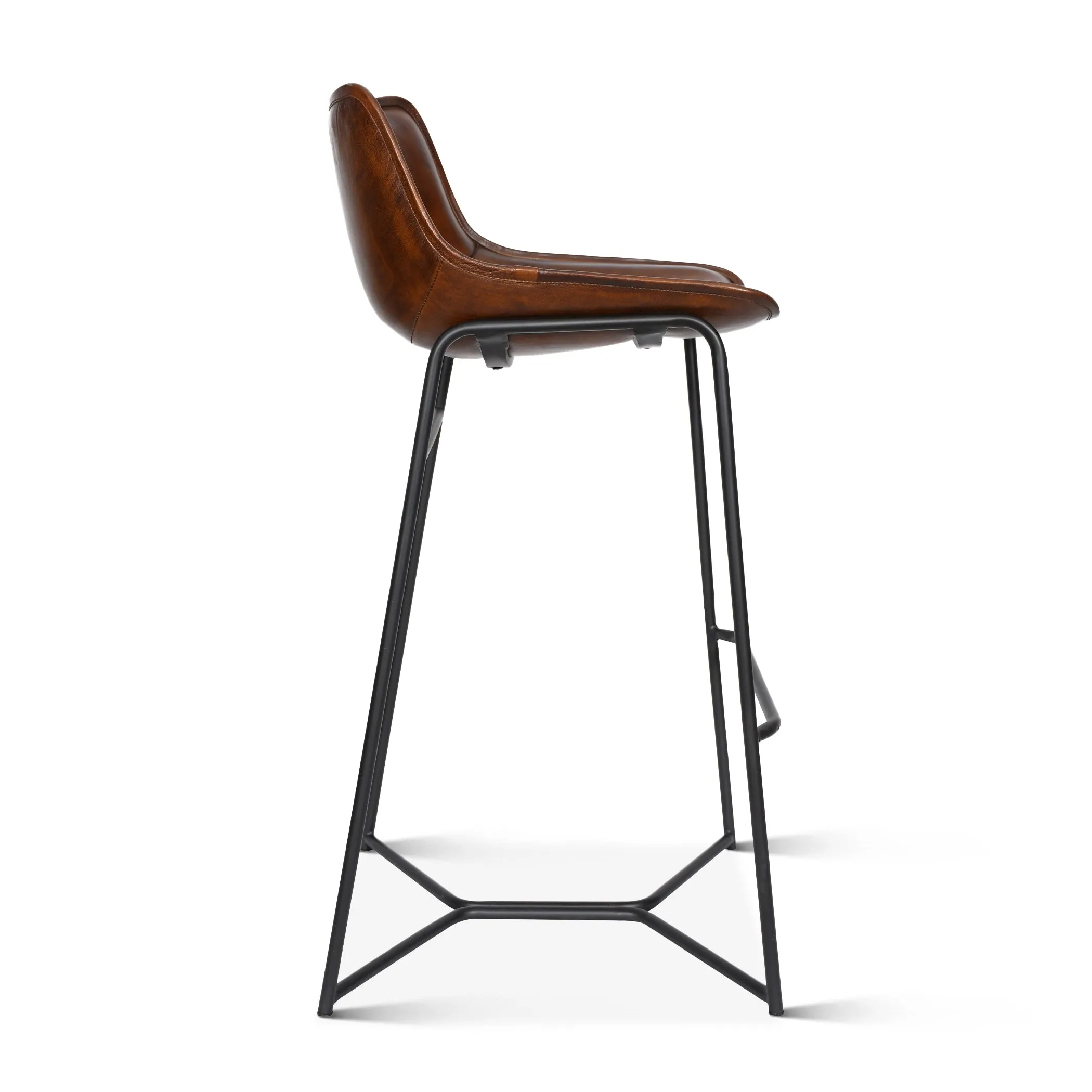 Essex 19" Stanley Bar Chair Hand Washed Chestnut