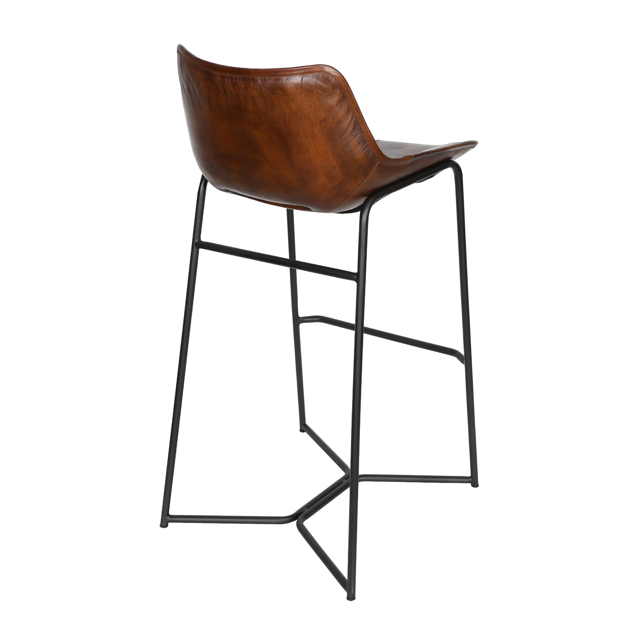 Essex 19" Stanley Bar Chair Hand Washed Chestnut