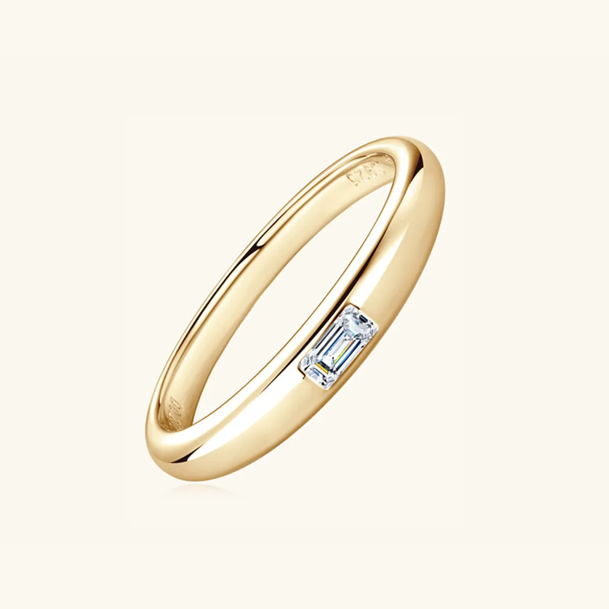 Eternal Glow Moissanite Band Ring