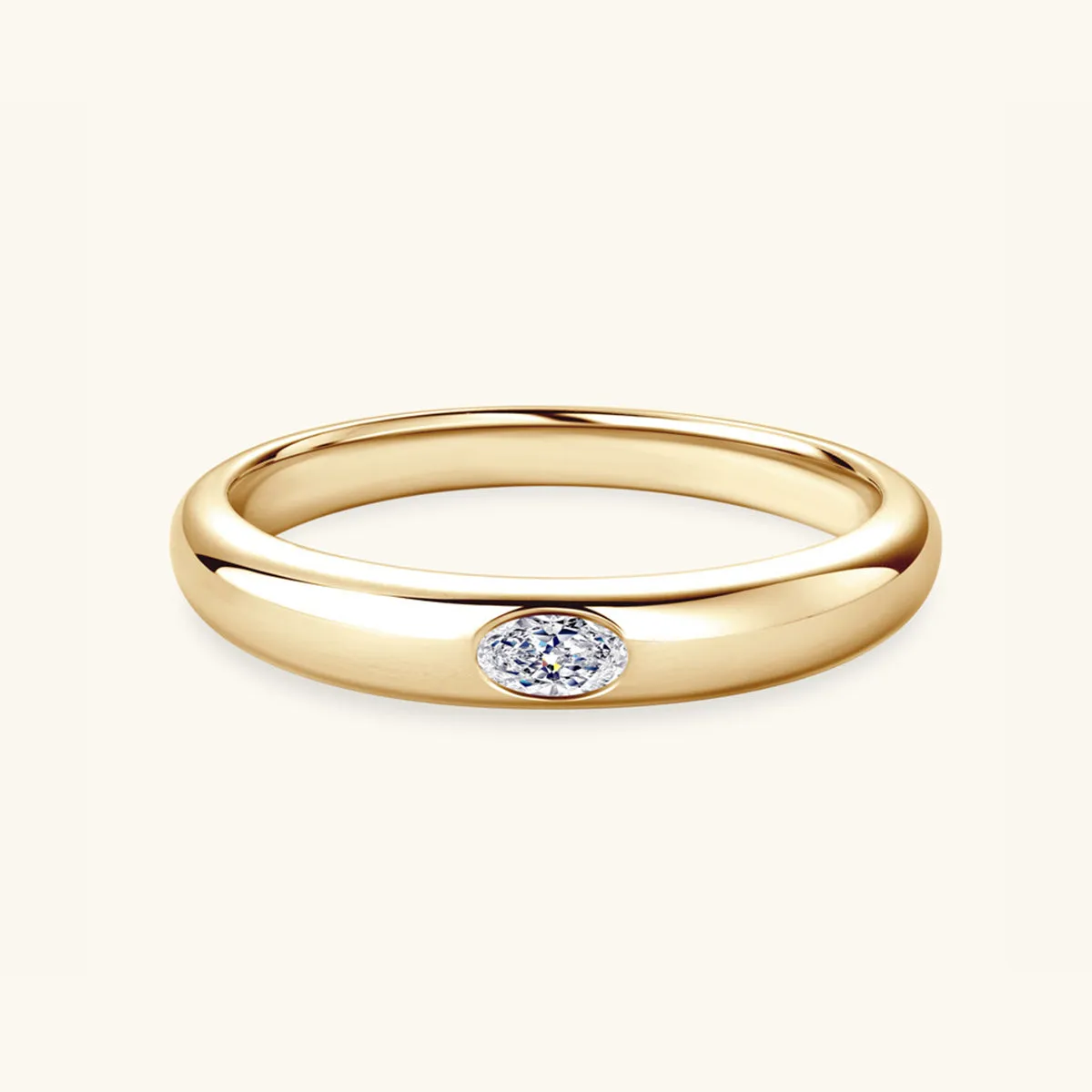 Eternal Glow Moissanite Band Ring