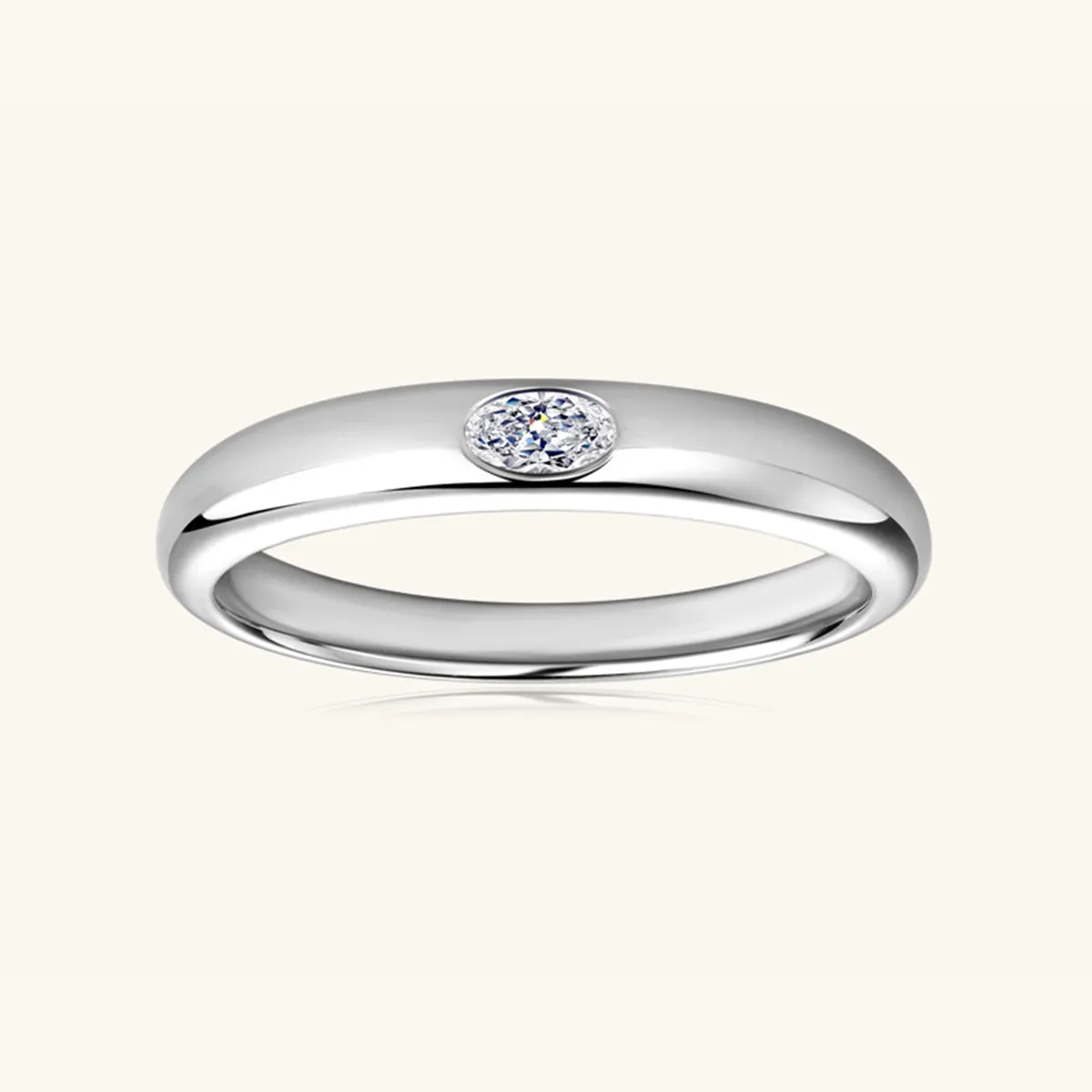 Eternal Glow Moissanite Band Ring