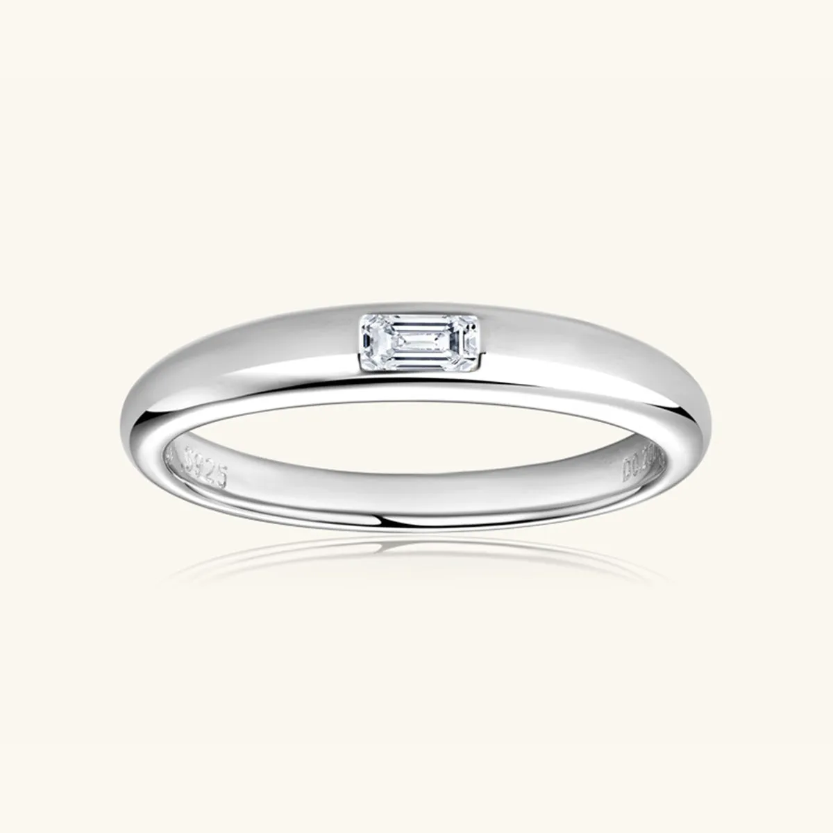 Eternal Glow Moissanite Band Ring