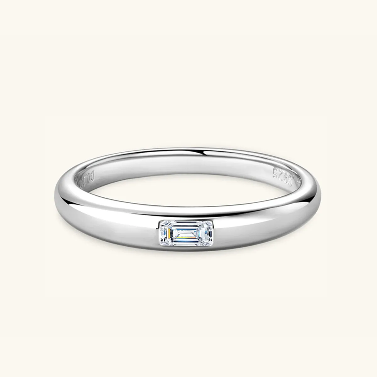 Eternal Glow Moissanite Band Ring