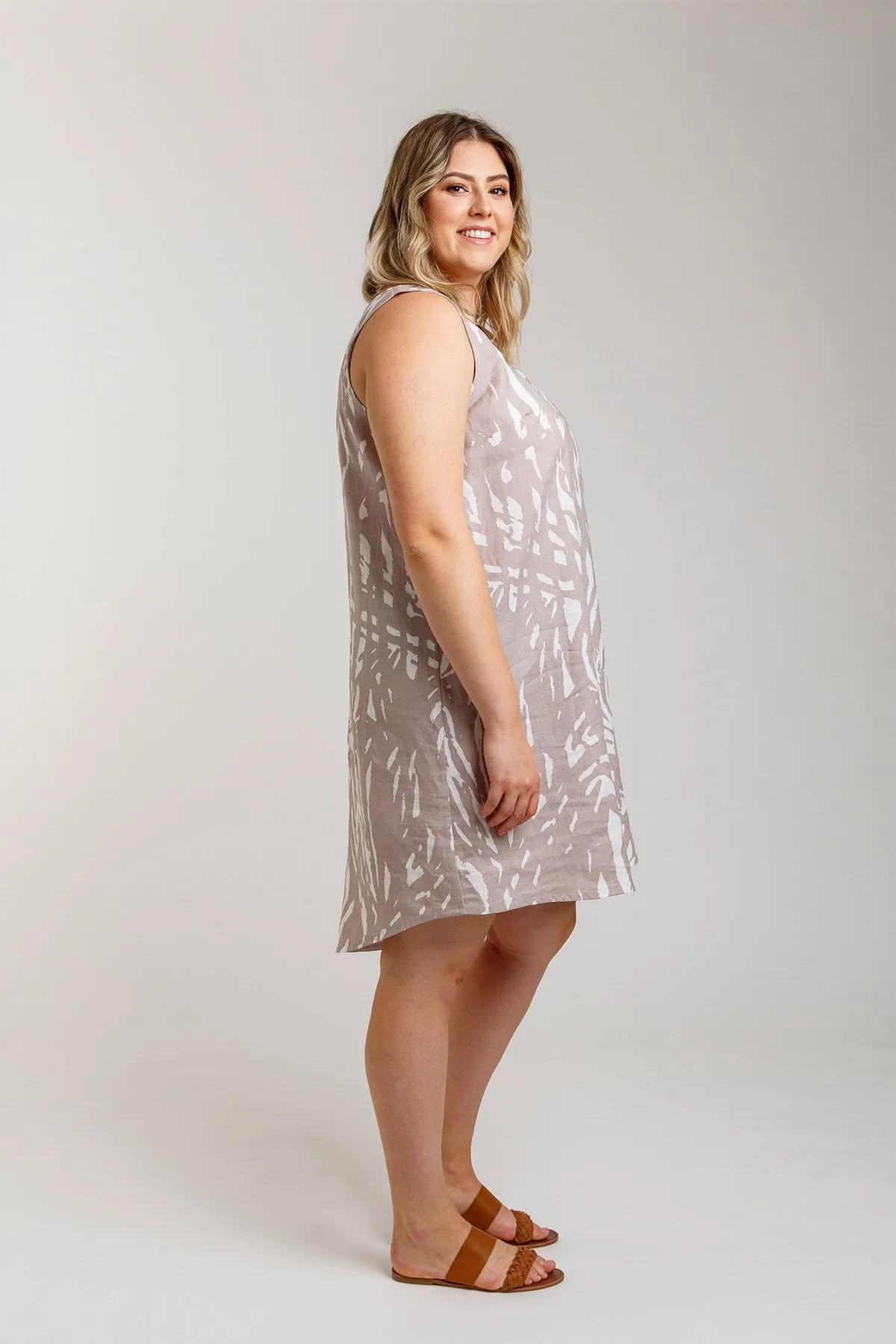 Eucalypt Curve woven tank top & dress pattern