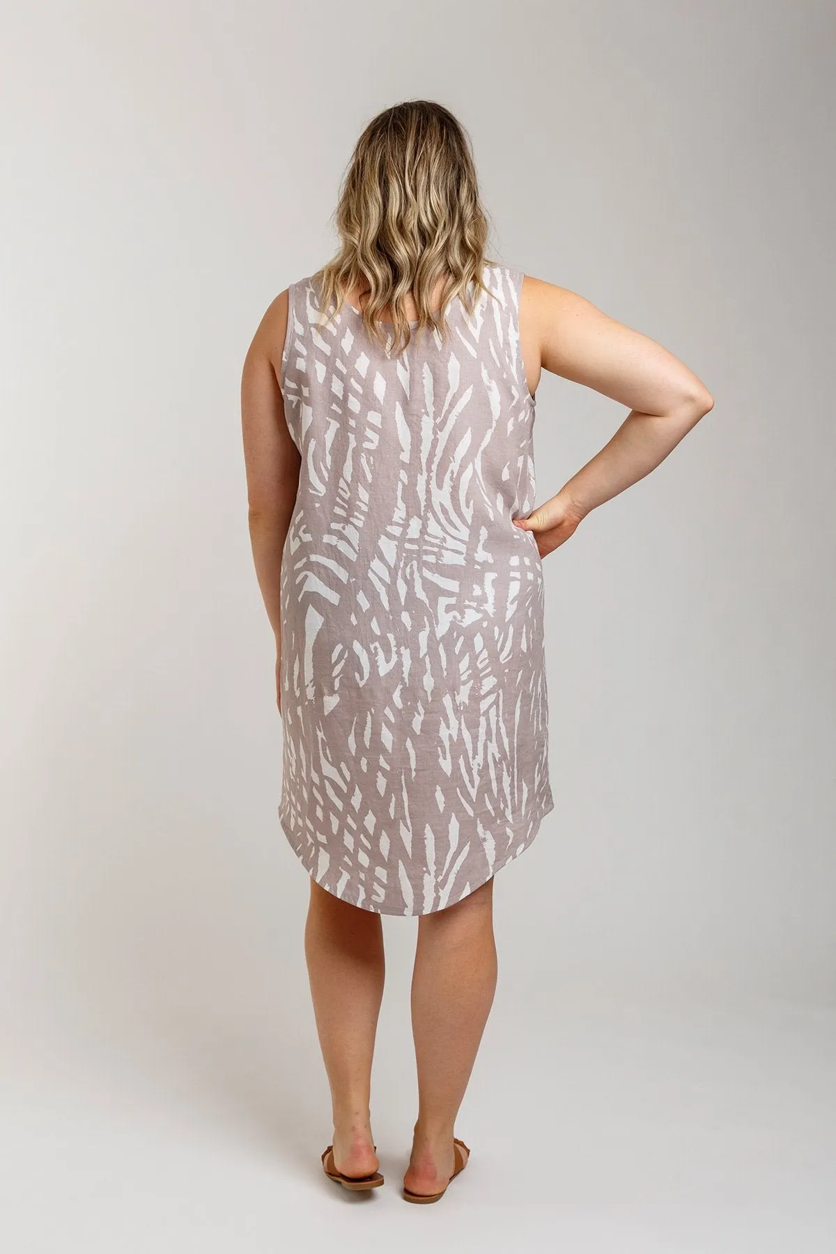 Eucalypt Curve woven tank top & dress pattern
