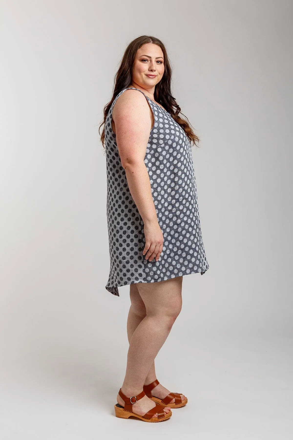 Eucalypt Curve woven tank top & dress pattern