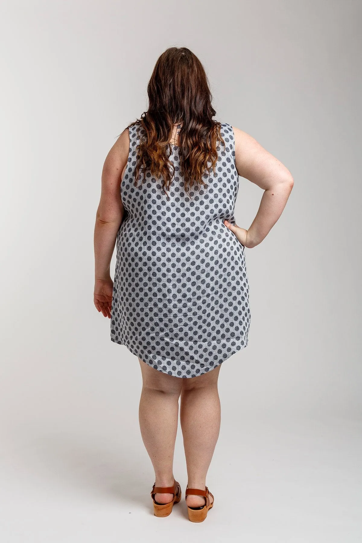 Eucalypt Curve woven tank top & dress pattern