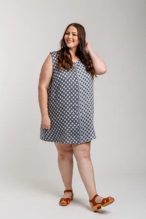 Eucalypt Curve woven tank top & dress pattern