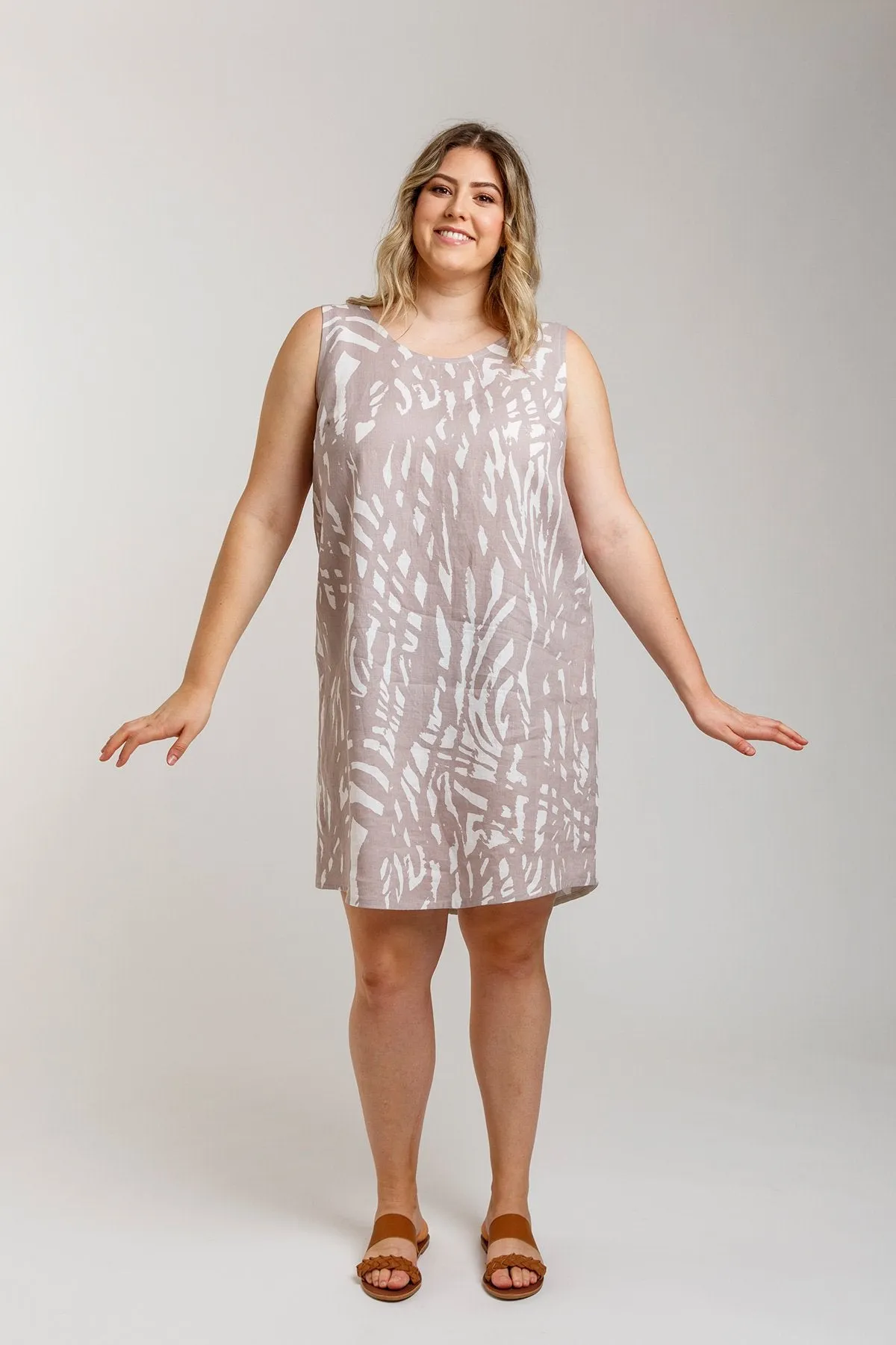 Eucalypt Curve woven tank top & dress pattern