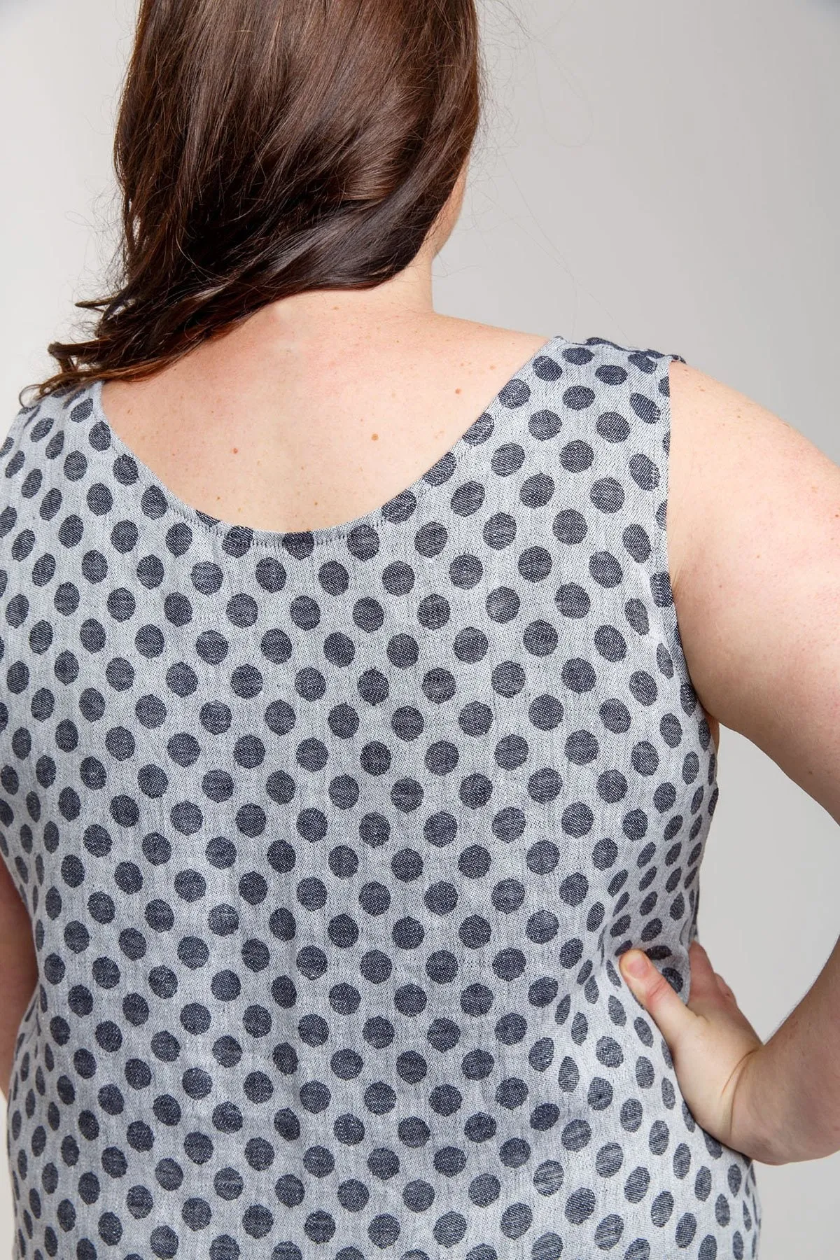 Eucalypt Curve woven tank top & dress pattern