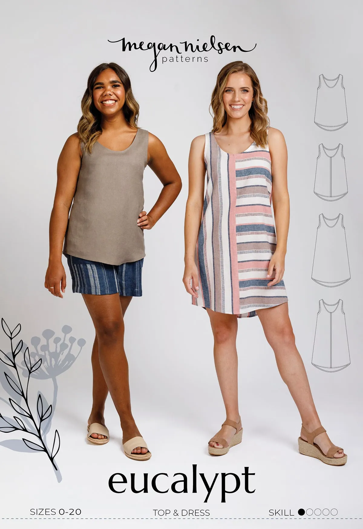 Eucalypt woven tank top & dress pattern
