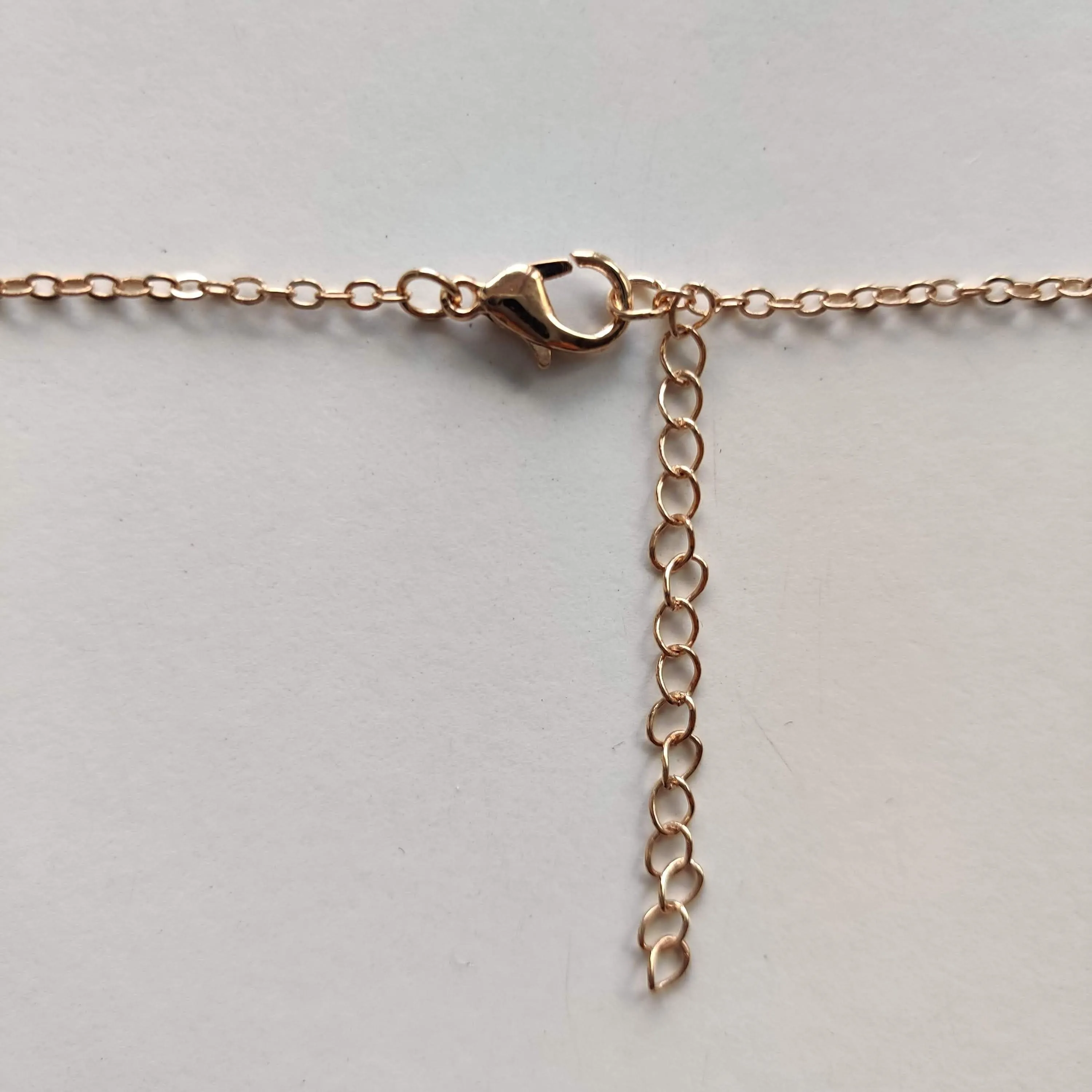 Evil Eye Crystal Druze Pendant with Gold Chain